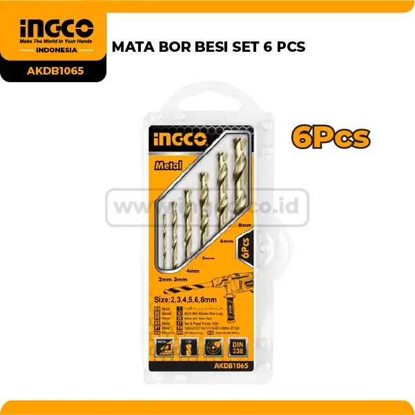 AKDB1065 - (MATA BOR BESI SET 6 PCS ! => AKDB0801)