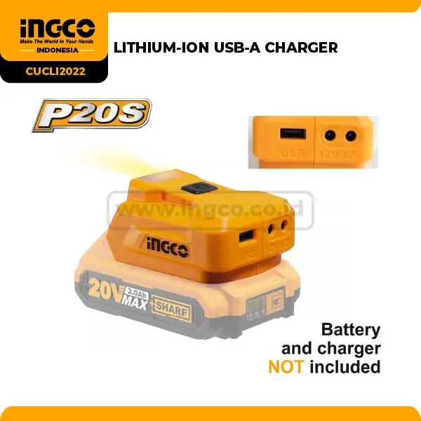 CUCLI2022 - (LITHIUM-ION USB-A CHARGER)