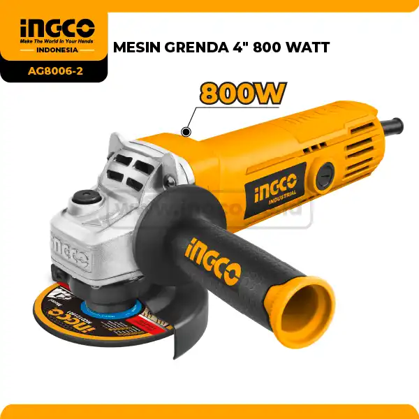AG8006-2 - MESIN GRENDA 4'' 800 WATT => AG900282