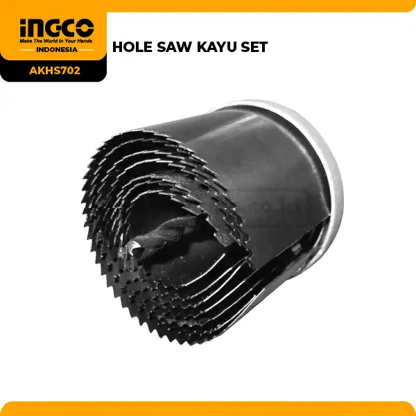 AKHS702 - HOLE SAW KAYU SET