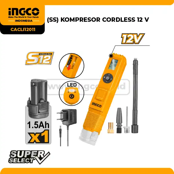 CACLI12011 - KOMPRESOR CORDLESS 12 V