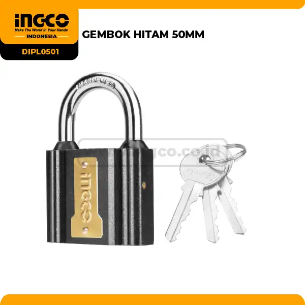 DIPL0501 - GEMBOK HITAM 50MM