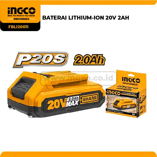 FBLI20011 - BATERAI LITHIUM0ION 20V 2AH !
