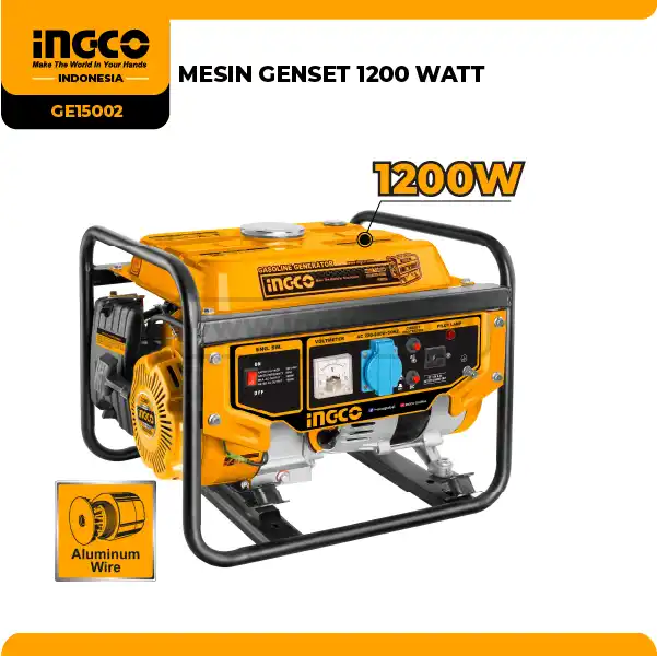 GE15002 - MESIN GENSET 1200 WATT => GE15005