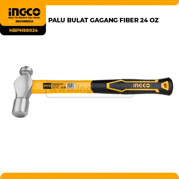 HBPH88024 - PALU BULAT GAGANG FIBER 24 OZ