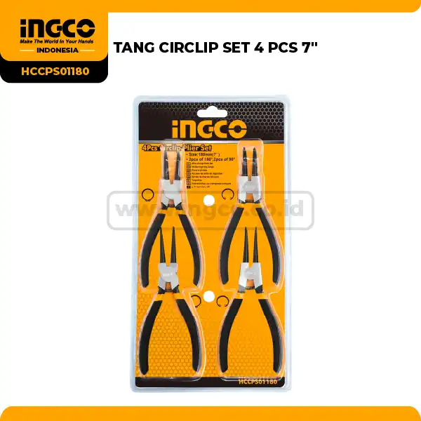HCCPS01180 - TANG CIRCLIP SET 4 PCS 7'' => HCCPS26180