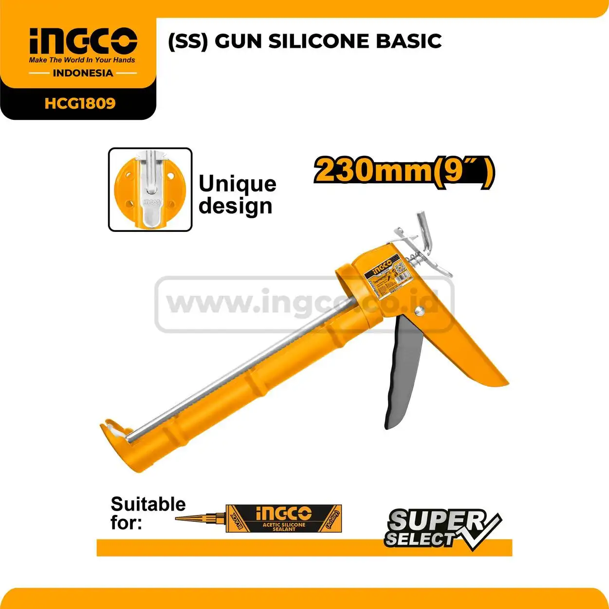 HCG1809 - GUN SILICONE BASIC