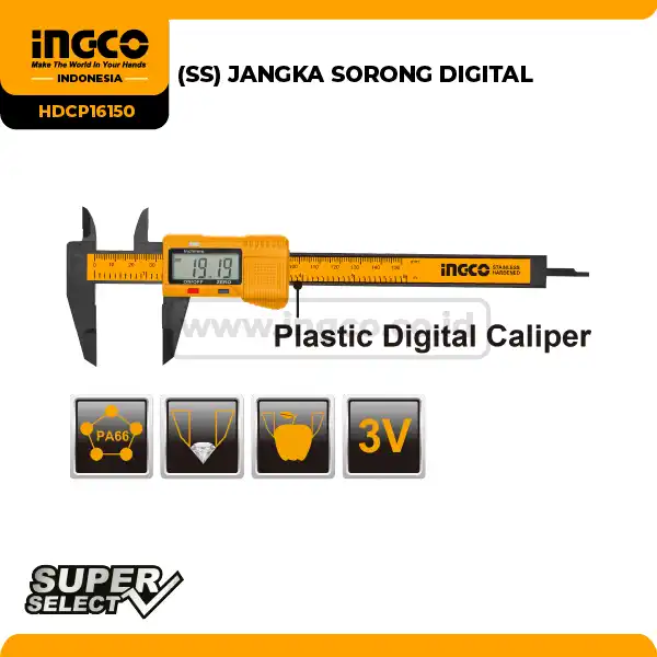 HDCP16150 - JANGKA SORONG DIGITAL PVC 6'' => HDCD28150