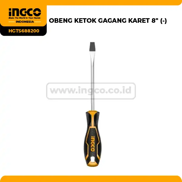 HGTS688200 - OBENG KETOK GAGANG KARET 8'' (-)
