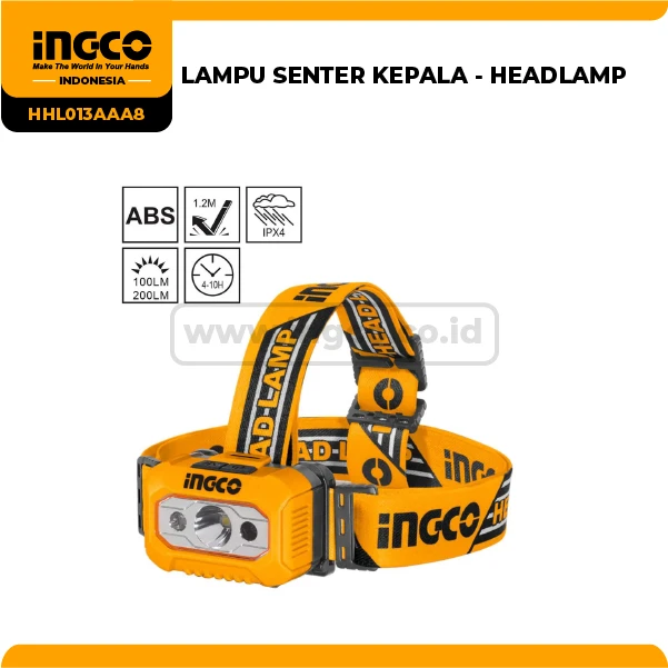 HHL013AAA8 - LAMPU SENTER KEPALA 0 HEADLAMP
