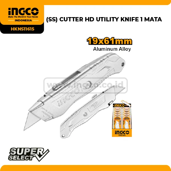 HKNS11615 - CUTTER HD UTILITY KNIFE 1 MATA