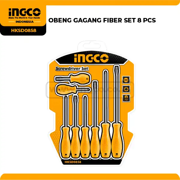 HKSD0858 - OBENG GAGANG FIBER SET 8 PCS => HKSD0828