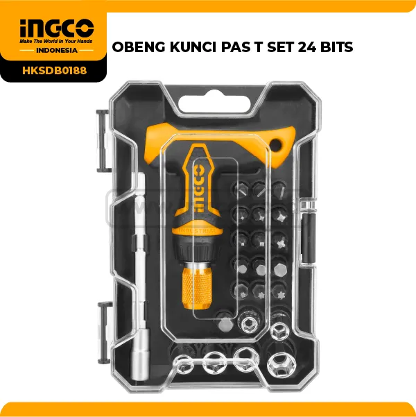 HKSDB0188 - OBENG KUNCI PAS T SET 24 BITS => HKSDB0318