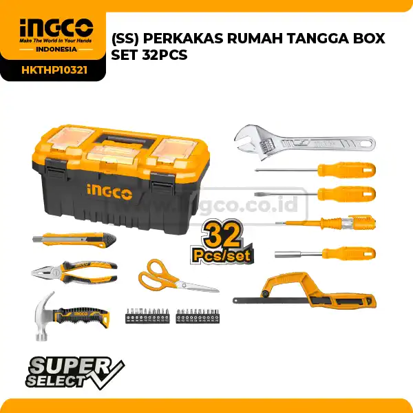HKTHP10321 - PERKAKAS RUMAH TANGGA BOX SET 32PCS => HKTH20809