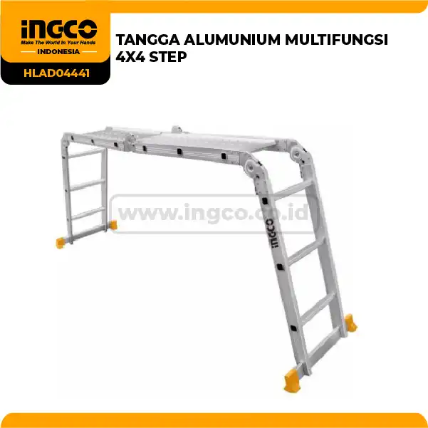 HLAD04441 - TANGGA ALUMUNIUM MULTIFUNGSI 4X4 STEP