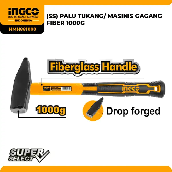 HMH881000 - PALU TUKANG/ MASINIS GAGANG FIBER 1000G