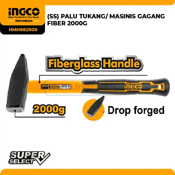 HMH882000 - PALU TUKANG/ MASINIS GAGANG FIBER 2000G