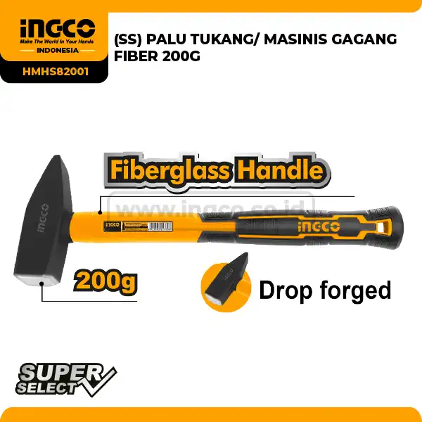 HMHS82001 - PALU TUKANG/ MASINIS GAGANG FIBER 200G