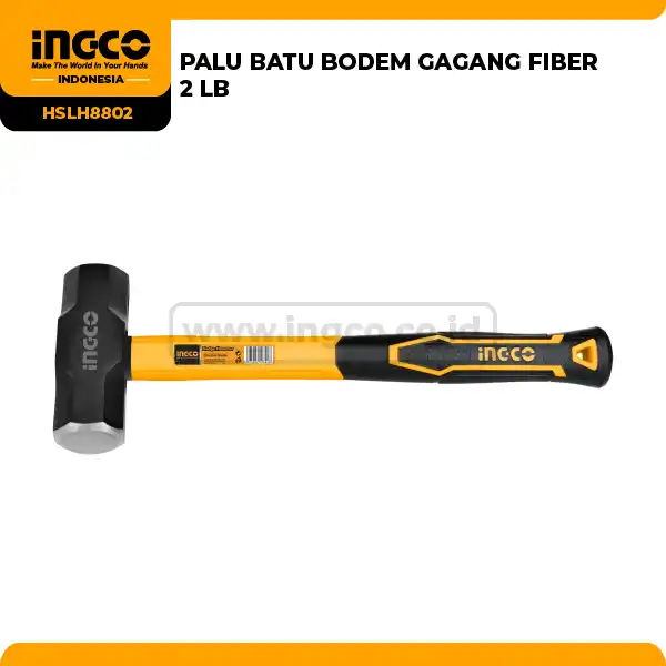 HSLH8802 - PALU BATU BODEM GAGANG FIBER 2 LB