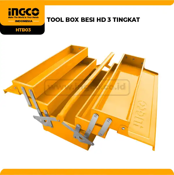 HTB03 - TOOL BOX BESI HD 3 TINGKAT