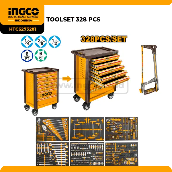 HTCS273281 - TOOLSET 328 PCS