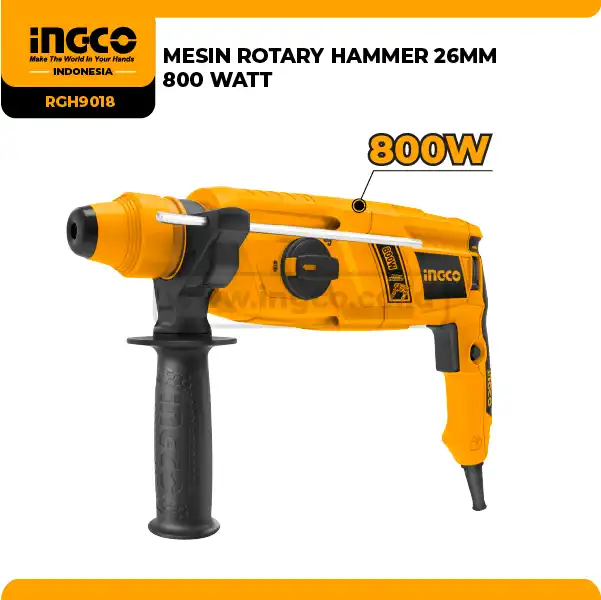 RGH9018 - MESIN ROTARY HAMMER 26MM 800 WATT => RGH9028