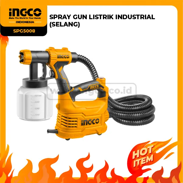 SPG5008 - SPRAY GUN LISTRIK INDUSTRIAL (SELANG)