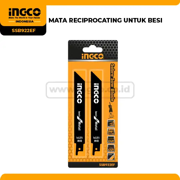 SSB922EF - MATA RECIPROCATING UNTUK BESI